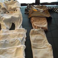 Lotto vestiti usati bimbo bambino 6 mesi body