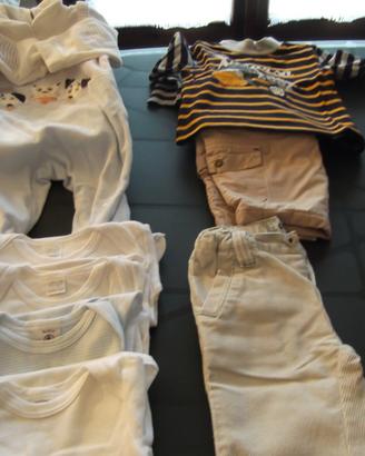 Lotto vestiti usati bimbo bambino 6 mesi body