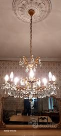 Lampadario a goccia cristallo