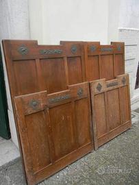 Letto matrimoniale completo da restaurare