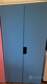 Guardaroba stuva ikea azzurro