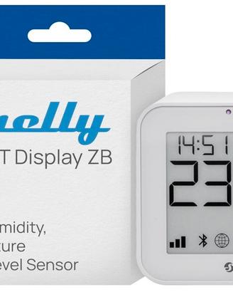 BLU H&T Display ZB Bianco - Sensore Smart Temperat