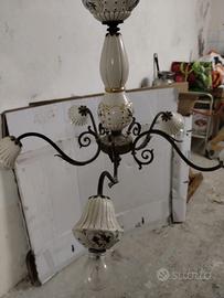 Lampadario in ceramica 