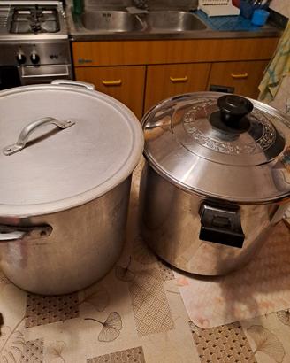 pentole inox e alluminio 