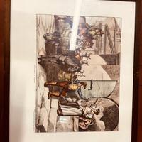 Coppia stampe riproduzione Pinelli