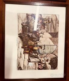 Coppia stampe riproduzione Pinelli