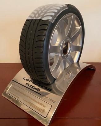Insegna pubblicità espositore Goodyear cartello