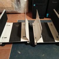 Carrelli porta pc con ruote coppia