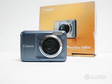 Fotocamera CCD Canon PowerShot A800 + Custodia