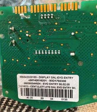 Scheda display caldaia Ariston