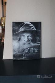 Quadretto Gandalf Il Signore degli Anelli