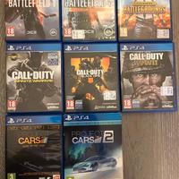 PS4 videogiochi, call of duty, battlefield, ecc..