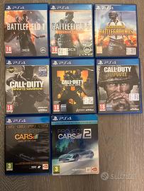 PS4 videogiochi, call of duty, battlefield, ecc..