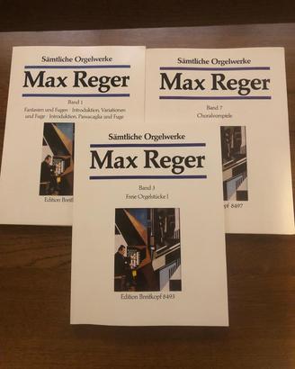 Max Reger - Partiture per Organo ed. Breitkopf