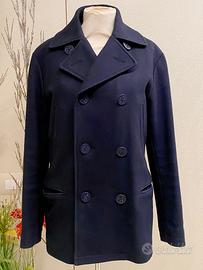 Cappotto doppiopetto marinaio corto Peacoat blu