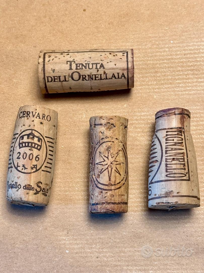 Tappo 24 Bottles BENECREAT 16 Tappi In Sughero Affusolati In Legno, Orbidi Tappi In Tappi Per Olio Inox Sughero