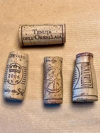 Tappi di sughero da collezione