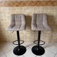 Consolle di legno + sgabelli