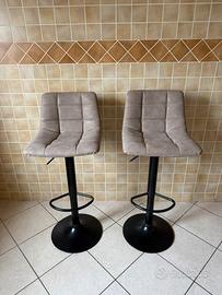 Consolle di legno + sgabelli