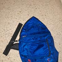 zaino blu della kellogg's