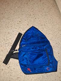 zaino blu della kellogg's