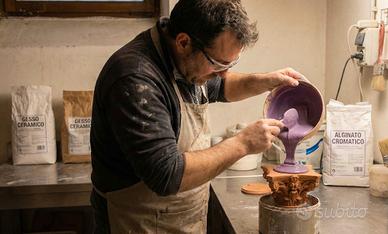 Alginato e Gesso per effettuare calco di oggetti 