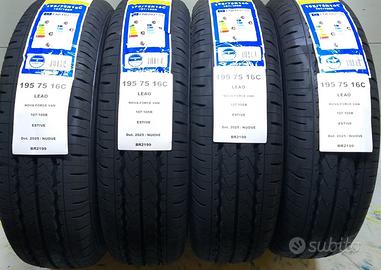 4 GOMME 195 75 16C LEAO BR2199