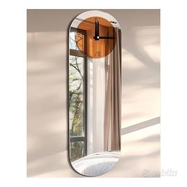 Orologio a specchio da parete (32x100 cm)