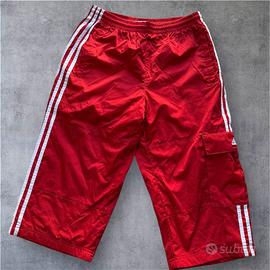 Adidas Originals – Pantaloni sportivi rossi 3/4