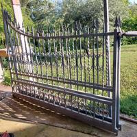 Cancello in ferro zincato