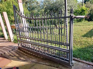 Cancello in ferro zincato