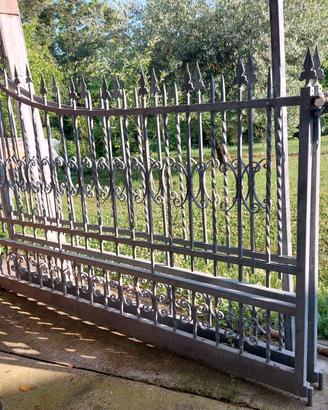 Cancello in ferro zincato