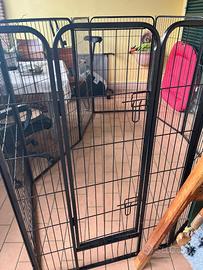 Recinto modulare con porta mai usato