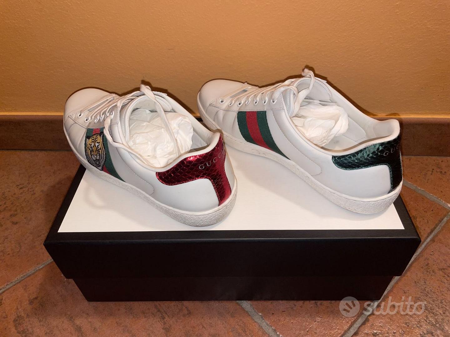 Sneakers Gucci Ace Tiger Taglia 41 Abbigliamento e Accessori In vendita a Lucca