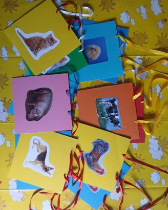 Gioco degli animali realizzato a mano