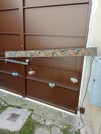 Lampadario in legno 