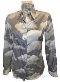 Moschino Jeans camicia con le nuvole