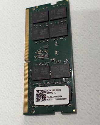 RAM 16GB DDR4 Laptop (SODIMM)