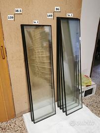 Doppi vetri 38.5x139 cm e 36x149 cm Finestre