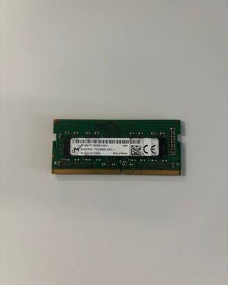 RAM DDR4 8GB Micron 2666MHz PC4-2666V per Notebook