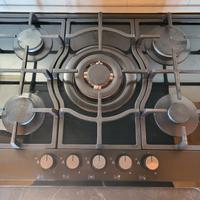 Piano cottura a gas Frank – 5 fuochi – 56x48 cm
