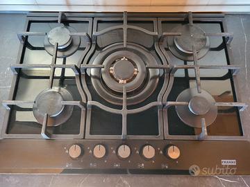 Piano cottura a gas Frank – 5 fuochi – 56x48 cm
