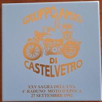 PIASTRELLA AMICI DI CASTELVETRO – MOTO - 1992