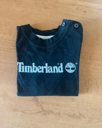 Timberland 12-18 mesi maglia nera nuova