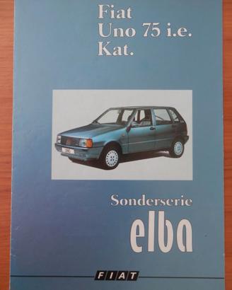 Fiat Uno 45 & 75 i.e. "Elba" - depliant - 10/1987