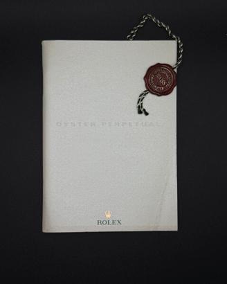Libretto Rolex Oyster