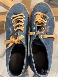 Scarpe Superga in jeans