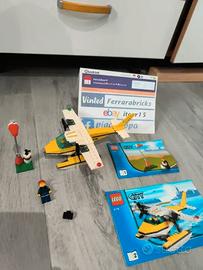 LEGO 3178 Seaplane City idrovolante giallo aereo