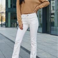 Jeans pantaloni DKNY bianchi taglia 6