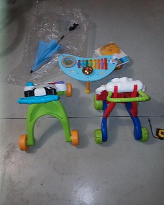 ombrellino  passeggino più vari giochi 1/2,5anni